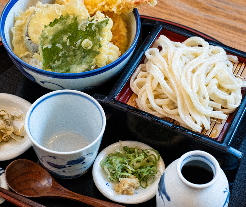 天丼セット（ミニざるうどん）